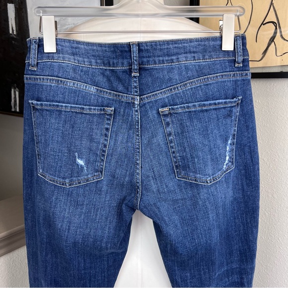 DL1961 Davis Skinny Boyfriend jeans in distressed Hollar wash - Picture 5 of 8